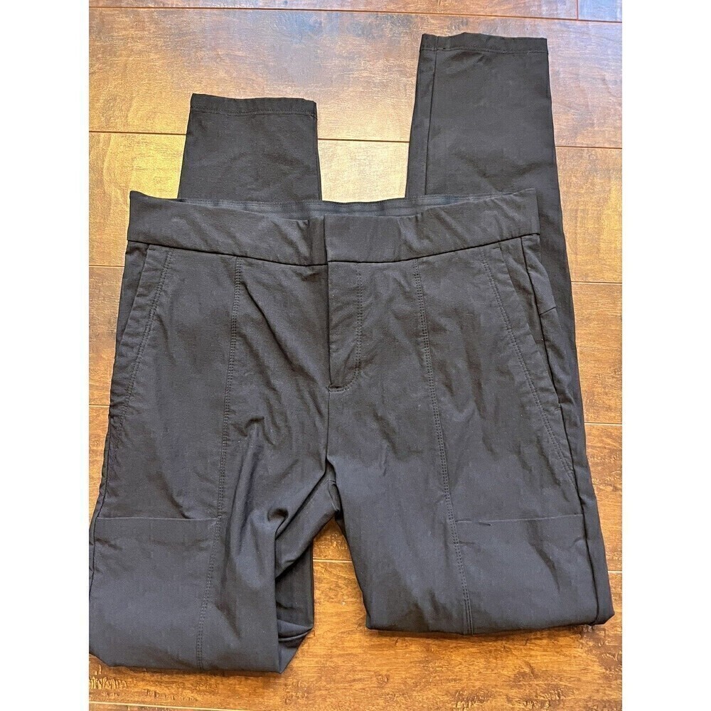 Athleta Wander Stash Skinny Pant Black Pull On Stretch Size 6